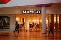 Kyiv, Ukraine. Fashion store MANGO inside Shopping Mall