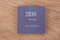 KYIV, UKRAINE - Feb. 17, 2018. IBM 486DX4 processor Royalty Free Stock Photo