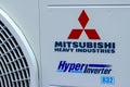 Kyiv, Ukraine - February 16, 2022: Mitsubishi heavy industries Air Conditioner