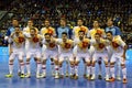 Futsal Friendly match Ukraine v Spain Royalty Free Stock Photo