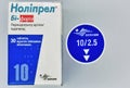 Antihypertensive drug Noliprel Bi-forte by Servier