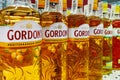 Kyiv, Ukraine, 13 July, 2023: - Bottles of Gordon\'s Mediterranean Orange brand of luxury gin for sale