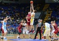 FIBA World Cup 2019 Qualifiers: Ukraine v Latvia in Kyiv Royalty Free Stock Photo