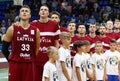 FIBA World Cup 2019 Qualifiers: Ukraine v Latvia in Kyiv Royalty Free Stock Photo