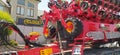 Kyiv, Ukraine - June 16, 2020: The seeder Vaderstad Tempo F8