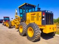 Kyiv, Ukraine - June 16, 2020: The bulldozer shantui on the construction at Kyiv, Ukraine