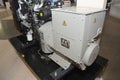 Emergency power standby diesel generator operation and maintenance. Display of inside generator