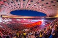 KYIV, UKRAINE - JUNE 21: Full stadium fans on concert of Okean E