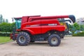 Kyiv, Ukraine - June 16, 2020: Modern Axial-Flow 140 by Case IH combine at road at Kyiv, Ukraine