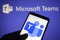 Microsoft Teams logo Royalty Free Stock Photo