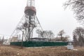 War in Ukraine. Kyiv main TV tower after the attack