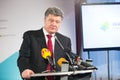 KYIV, UKRAINE - MARCH 5, 2014: Portrait of Petr Poroshenko - new president of Ukraine Royalty Free Stock Photo