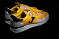 Kyiv, UKRAINE - May 16, 2023 : Joma C.367 Yellow Sneakers Running Sport Shoes
