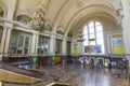 Kyiv, Ukraine - November 12, 2017: Central train station is beau