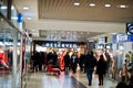 Kyiv, Ukraine - November 23, 2018: Shoppers visit the mall on the Black Friday, November Royalty Free Stock Photo