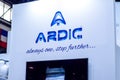 Kyiv, Ukraine - October 20, 2021: ARDIC ELEKTRIC SAN TIC LTD  exhibition stand Royalty Free Stock Photo