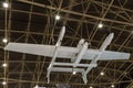 Military drone at the International Specialized Exhibition ARMS AND SECURITY 2019 in Kyiv, Ukraine