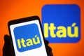 Itau Unibanco logo Royalty Free Stock Photo