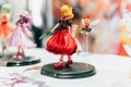 KYIV, UKRAINE - SEPTEMBER 23, 2018: Anime figurines at Comic Con