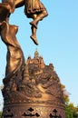 Detailed view of the new fountain in the Saint Volodymyr Hill