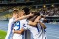 UEFA Europa League football match Dynamo Kyiv Ã¢â¬â Skenderbeu, Se Royalty Free Stock Photo