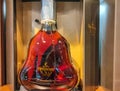 Kyiv, Ukraine - September 15, 2020: Hennessy extra old cognac on store shelf at Kyiv, Ukraine Royalty Free Stock Photo