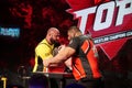 Arm Wrestlers Levan Saginashvili and Dave Chaffee at TOP 8 Tournament in PAL