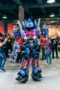 KYIV, UKRAINE - SEPTEMBER 22, 2018: Transformers Optimus Prime Royalty Free Stock Photo