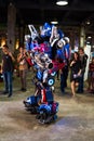 KYIV, UKRAINE - SEPTEMBER 22, 2018: Transformers Optimus Prime Royalty Free Stock Photo