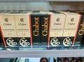 Kyiv, Ukraine - September 15, 2020: VSOP GOLD by Chabot Armagnac on store shelf at Airport at Kyiv, Ukraine