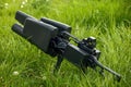 Ukrainian militaries testing portable antidrone jammer rifle