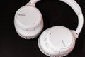 11/24/2021 - Kyiv, Ukraine: White Sony WH-CH710N Wireless Noise Cancelling Headphones
