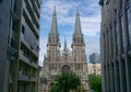 KyivKiev/Ukraine - 12 May 2019: View of St. Nicholas Roman Catholic Cathedral, Kiev Royalty Free Stock Photo