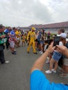 Kyle Busch at Talladega  Superspeedway Royalty Free Stock Photo