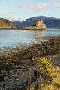 Kyle of Lochalsh, Scotland - circa March 2013: A view of Eilean Donan Castle