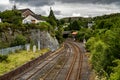 Kyle of Lochalsh View of Train Tracks to Inverness