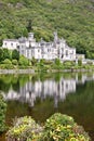 Reflection of Kylemore Abbey, Connemara, west of Ireland Royalty Free Stock Photo