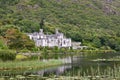 View of Kylemore Abbey, Connemara, west of Ireland Royalty Free Stock Photo