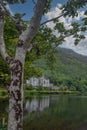 Kylemore Abbey, neo gothic church , landscapes of Connemara, Ireland Royalty Free Stock Photo