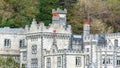 Kylemore Abbey Old Church famous Irish landmark Galway Ireland Royalty Free Stock Photo