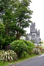 Kylemore Abbey, side view, Connemara, west of Ireland Royalty Free Stock Photo