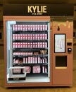 Kylie Cosmetics vending machine at Orlando International Airport (MCO) as a convenient beauty source