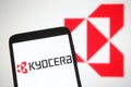 Kyocera Corporation logo Royalty Free Stock Photo