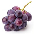 Kyoho grape on white background Royalty Free Stock Photo