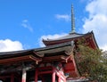 Kyomizudera pagoda Royalty Free Stock Photo