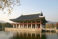 Kyongbok Palace meeting hall, Korea Royalty Free Stock Photo