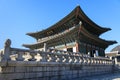 Kyongbok throne room Korea Royalty Free Stock Photo