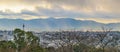 Kyoto Aerial View from Kiyomizudera Temple Royalty Free Stock Photo