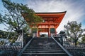 Kyoto Buddhist Pagoda and statue in Japan