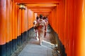 Kyoto circa september 2022 - Japanese women wearing kimono Royalty Free Stock Photo